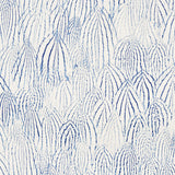 Schumacher Feathers Indigo Wallpaper