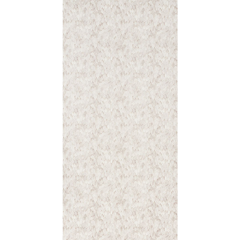 Schumacher Feathers Brown Wallpaper