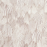 Schumacher Feathers Brown Wallpaper