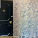 Schumacher Ocean Toile Delft Wallpaper - Eade's Wallpaper