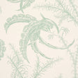 Schumacher 5008721 OCEAN TOILE in EUCALYPTUS ON LINEN Wallpa