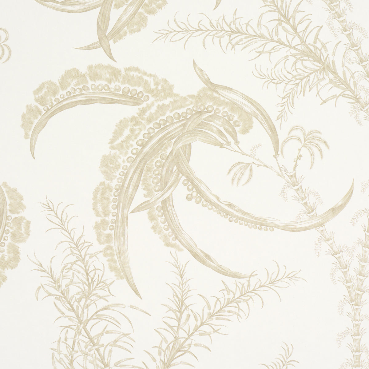 Schumacher 5008722 OCEAN TOILE in SAND Wallpaper - A LOVE AF