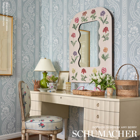 Schumacher Versailles Mineral Wallpaper