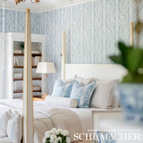 Schumacher Versailles Blue Wallpaper