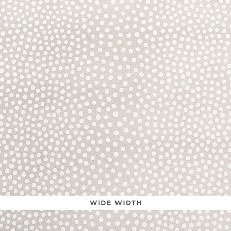 Schumacher Raindots Vinyl Warm Silver Wallpaper - Eade's Wallpaper
