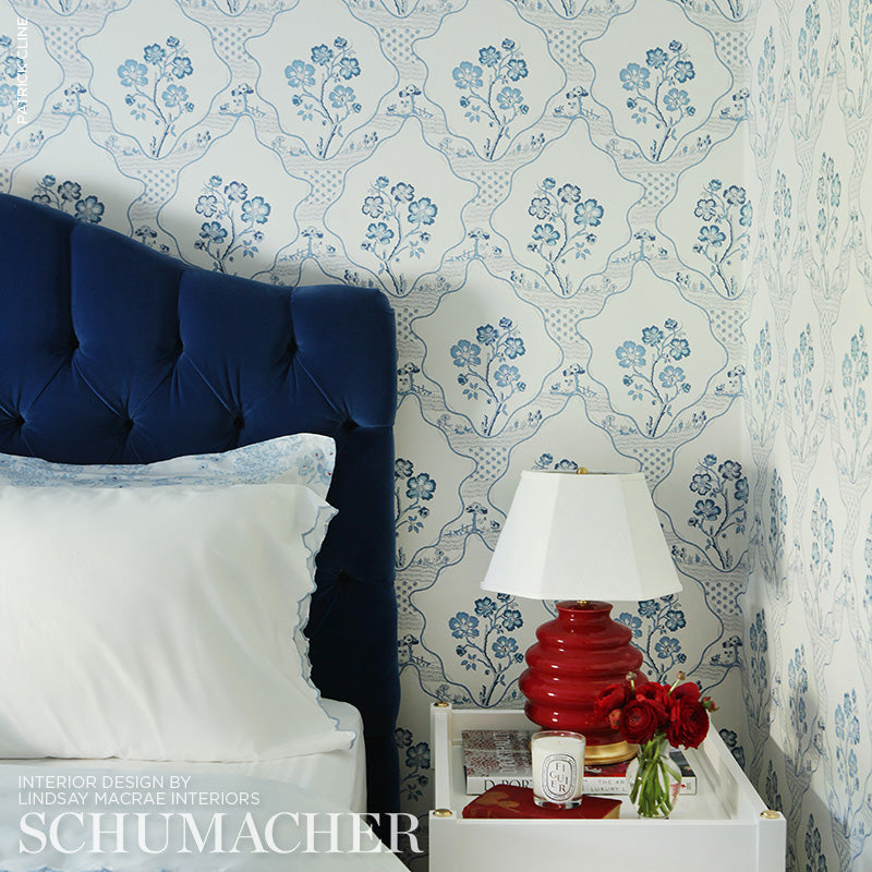 Schumacher Marella Delft Wallpaper - Eade's Wallpaper