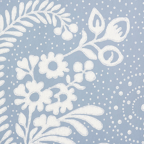 Schumacher Millicent Delft Wallpaper - Eade's Wallpaper
