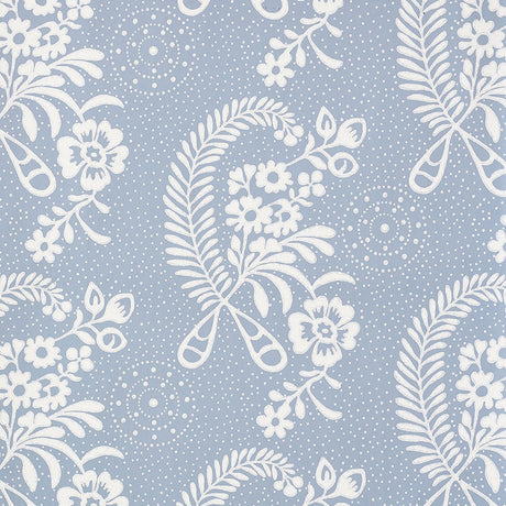 Schumacher Millicent Delft Wallpaper - Eade's Wallpaper