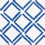 Schumacher Dina Paperweave Cobalt Wallpaper