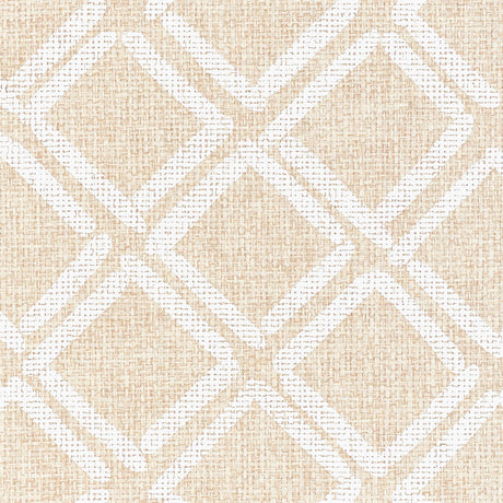 Schumacher Dina Paperweave Natural Wallpaper