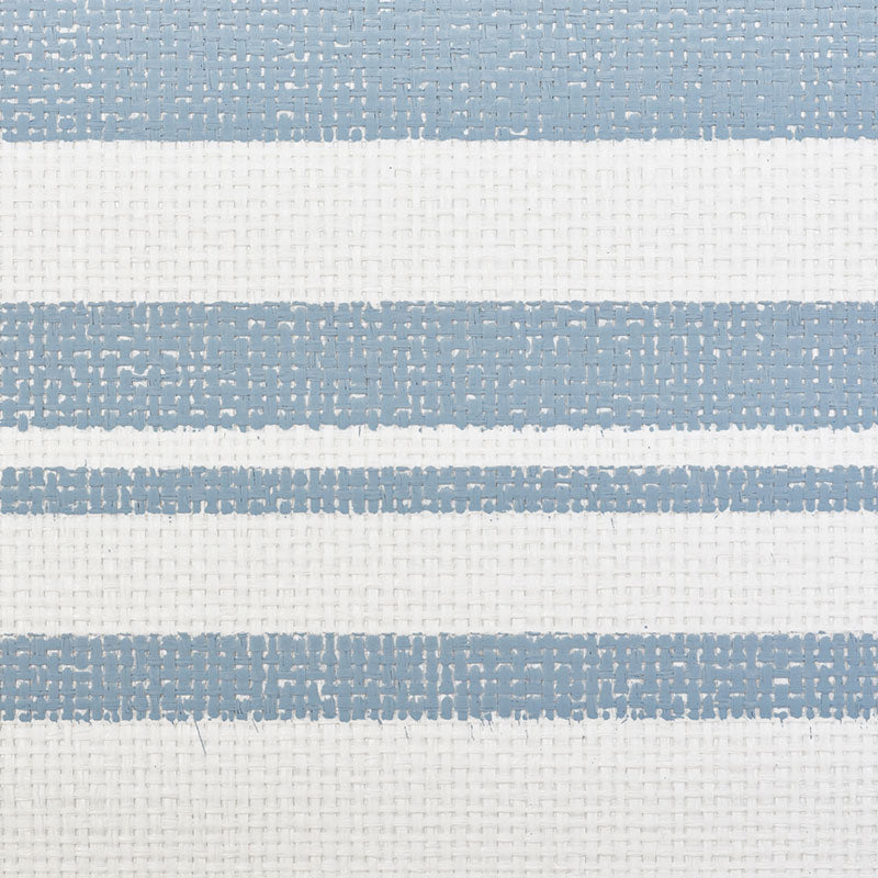 Schumacher Horizon Paperweave Sky Wallpaper