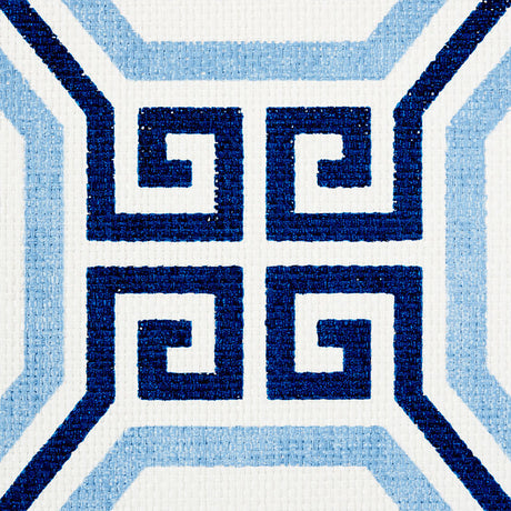 Schumacher Octavia Paperweave Marine Wallpaper - Eade's Wallpaper