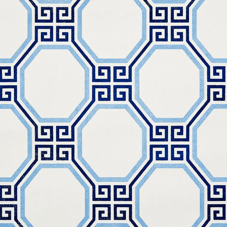 Schumacher Octavia Paperweave Marine Wallpaper - Eade's Wallpaper