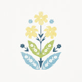 Schumacher Floweret Paperweave Summer Wallpaper