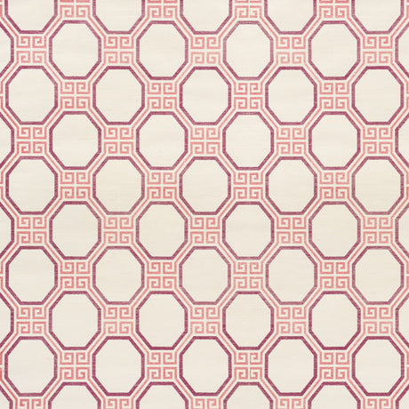 Schumacher Octavia Sisal Cinnabar Wallpaper - Eade's Wallpaper