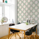 Schumacher Octavia Sisal Cinnabar Wallpaper - Eade's Wallpaper