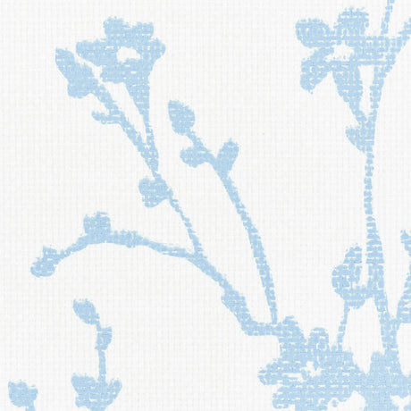 Schumacher Twiggy Paperweave Sky Wallpaper