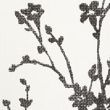 Schumacher Twiggy Paperweave Black Wallpaper