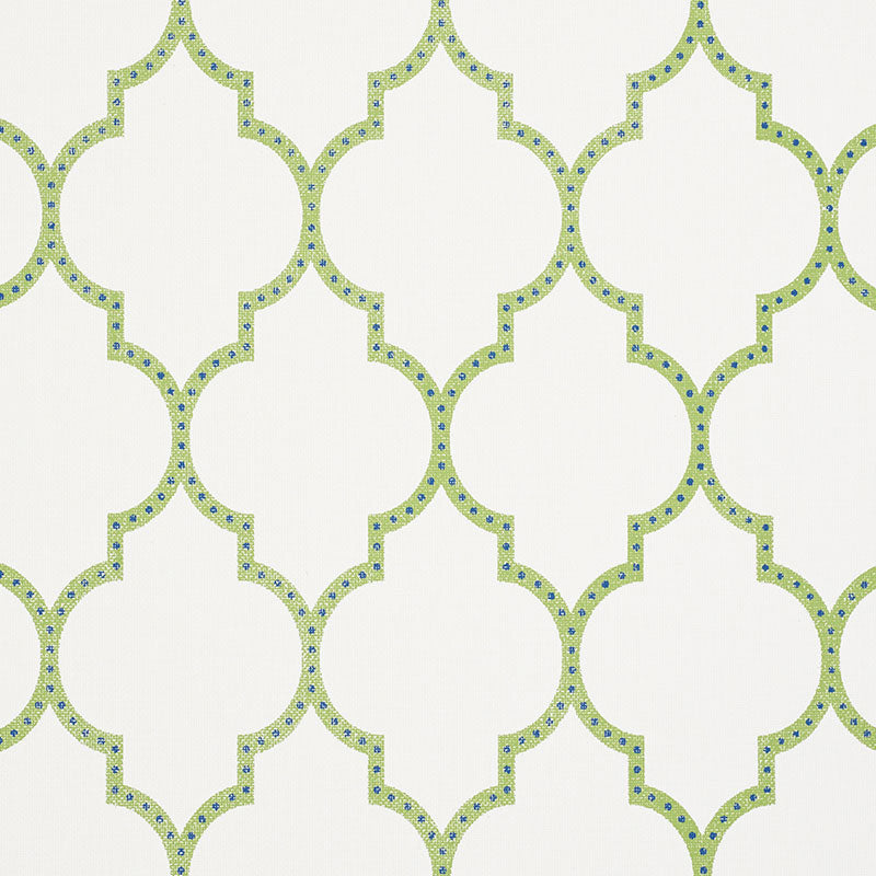 Schumacher Algiers Paperweave Leaf Wallpaper