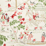 Schumacher Yangtze River Ivory Wallpaper