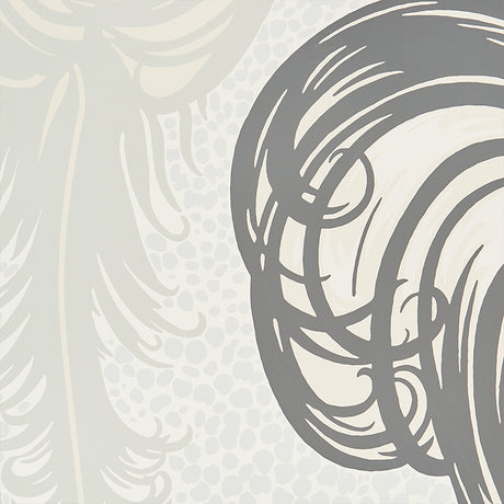 Schumacher Plumes Champagne Wallpaper - Eade's Wallpaper