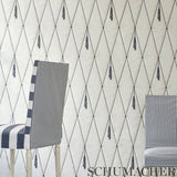 Schumacher Drapery Bone Wallpaper