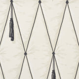 Schumacher Drapery Bone Wallpaper