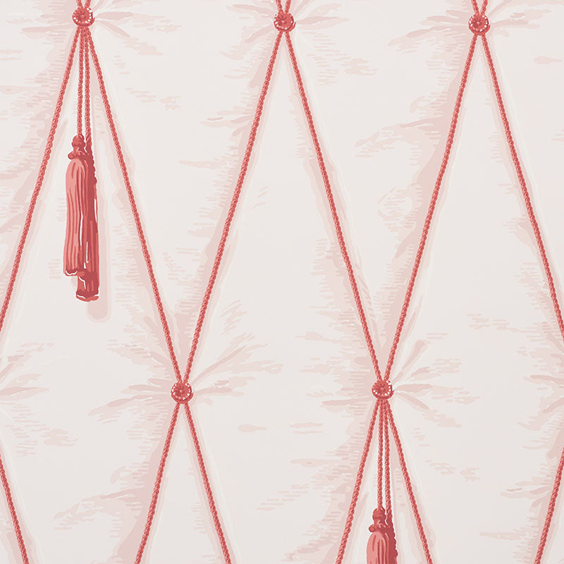 Schumacher Drapery Blush Wallpaper