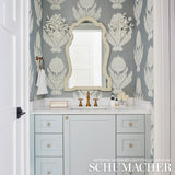 Schumacher Agra Sisal Sky Wallpaper