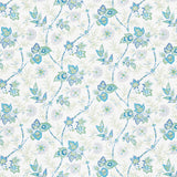 Schumacher Emperor'S Vine Peacock Wallpaper