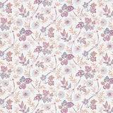 Schumacher Emperor'S Vine Aubergine Wallpaper