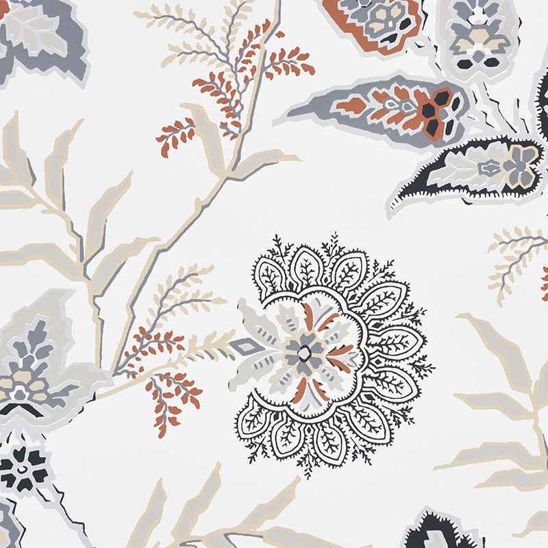 Schumacher Emperor'S Vine Neutral Wallpaper
