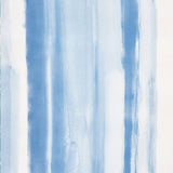 Schumacher Watercolor Blue Wallpaper