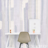 Schumacher Watercolor Blue Wallpaper