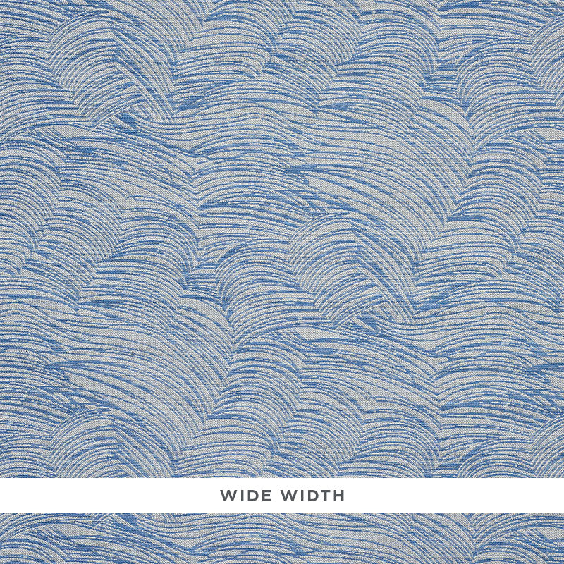 Schumacher Jete Blue Wallpaper