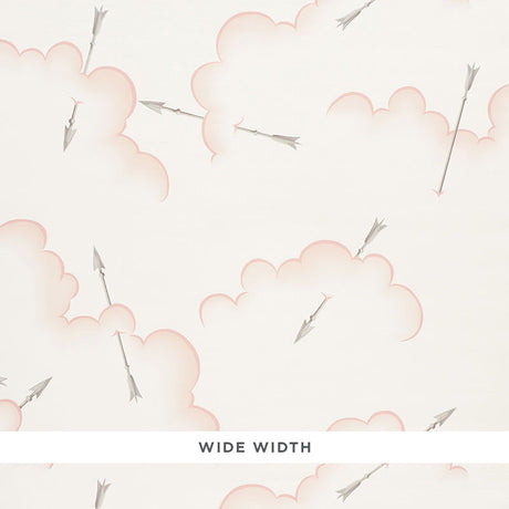 Schumacher Mercurio Blush Wallpaper - Eade's Wallpaper