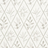 Schumacher Endimione Grey Wallpaper