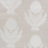Schumacher Agra Hemp Shimmer Moonstone Wallpaper