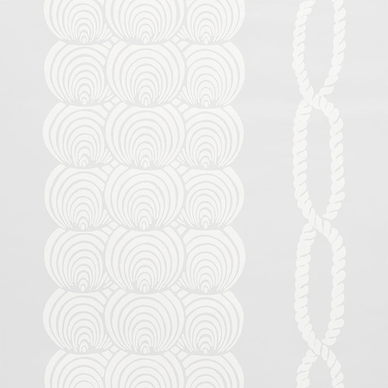 Schumacher Coralline Grey Wallpaper