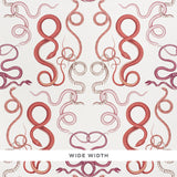 Schumacher Giove Ruby & Garnet Wallpaper