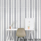 Schumacher Lillian Vine Mineral Wallpaper - Eade's Wallpaper