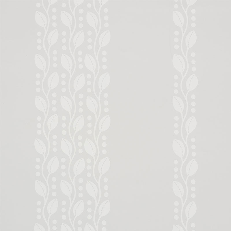 Schumacher Lillian Vine Grey Wallpaper - Eade's Wallpaper
