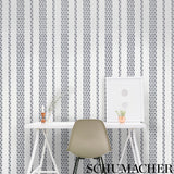 Schumacher Lillian Vine Carbon Wallpaper - Eade's Wallpaper