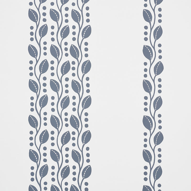 Schumacher Lillian Vine Carbon Wallpaper - Eade's Wallpaper
