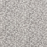 Schumacher Chrysanthemum Carbon Wallpaper