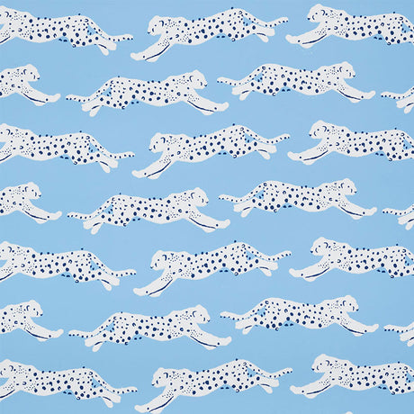 Schumacher Leaping Leopards Sky Wallpaper - Eade's Wallpaper