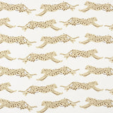 Schumacher Leaping Leopards Sand Wallpaper - Eade's Wallpaper