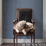 Schumacher Moiré Wallcovering Parchment Wallpaper - Eade's Wallpaper