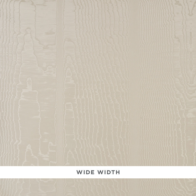Schumacher Moiré Wallcovering Parchment Wallpaper - Eade's Wallpaper