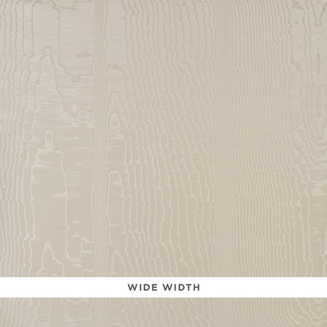 Schumacher Moiré Wallcovering Parchment Wallpaper - Eade's Wallpaper